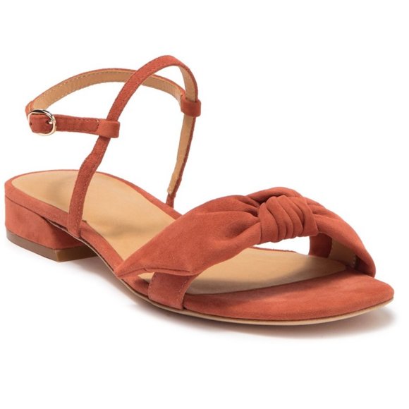 Joie Shoes - ❌SOLD❌Joie Parthena Bow Suede Sandal DesertRose 39